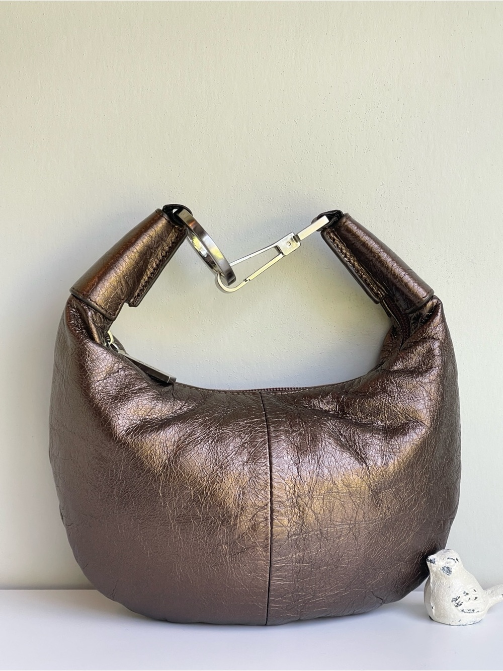 HOBO Leather Clutch Handbag